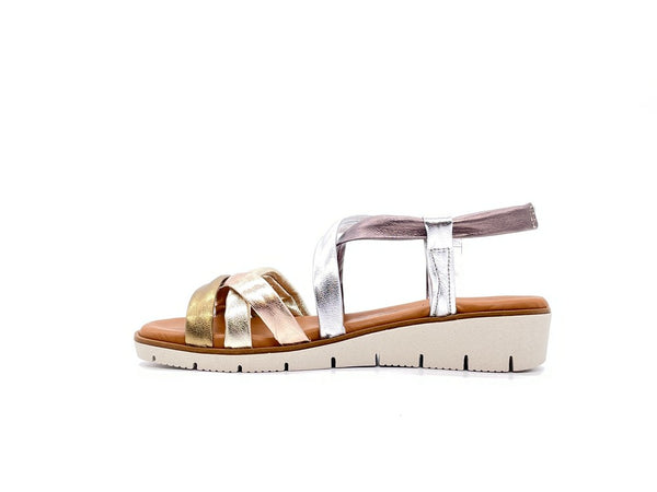 LUXDIVE Sandalo Donna Intrecciato Metmul