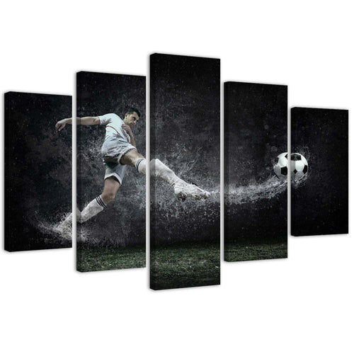 Quadro Multipannello Stadio sportivo di calcio