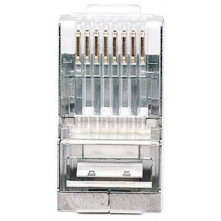 Confezione da 100 Plug Modulari RJ45 Cat.5e STP