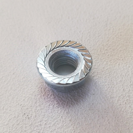 M 8 chiave 13 - 50pz dado esagonale flangiato zincato passo grosso