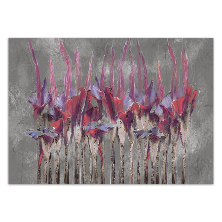 Carta Da Parati, Astratto Piante Fiori come dipinto