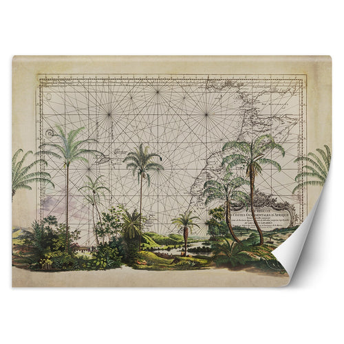 Carta Da Parati, Biglietto da Palme Tropical Foglie