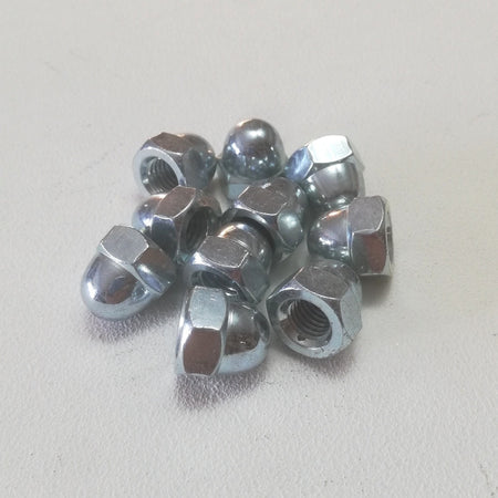 M 6 chiave 10 - 100pz dado esagonale cieco zincato passo grosso