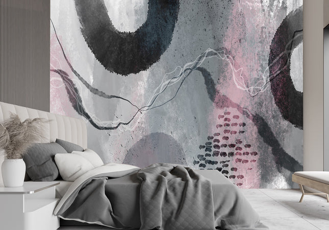 Carta Da Parati, Cerchi astratti 3D Boho