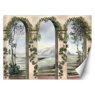 Carta Da Parati, Colonne e archi con edera