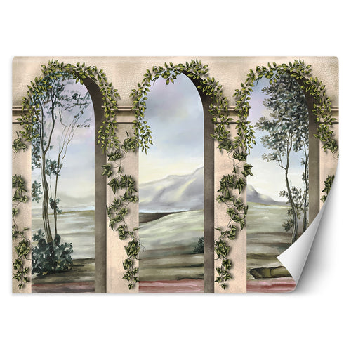 Carta Da Parati, Colonne e archi con edera