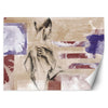 Carta Da Parati, Donna astratta con texture