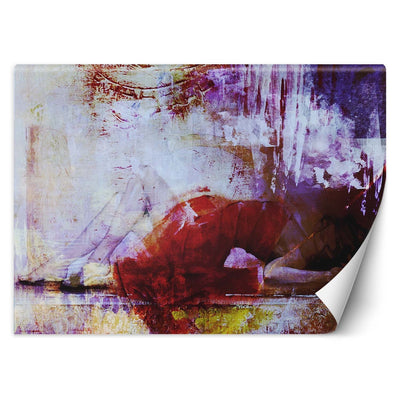 Carta Da Parati, Donna sdraiata Astratto