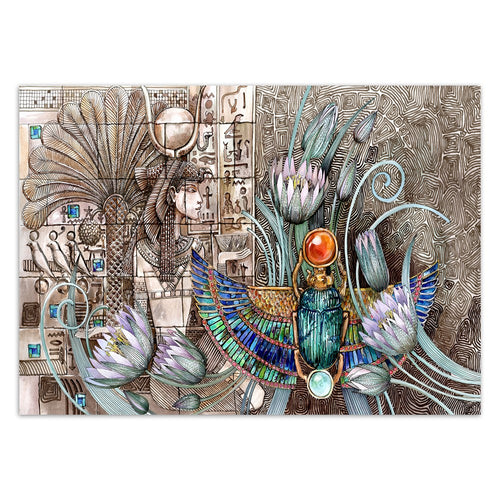 Carta Da Parati, Egitto Faraone Scarabeo