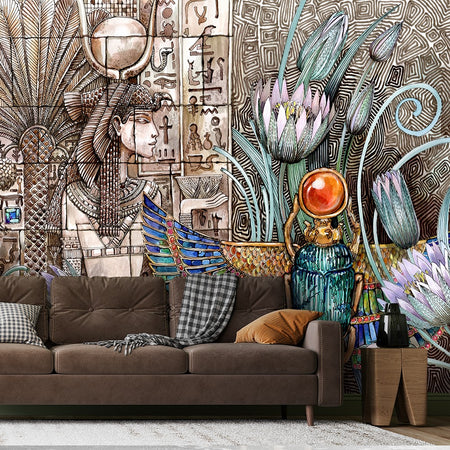 Carta Da Parati, Egitto Faraone Scarabeo