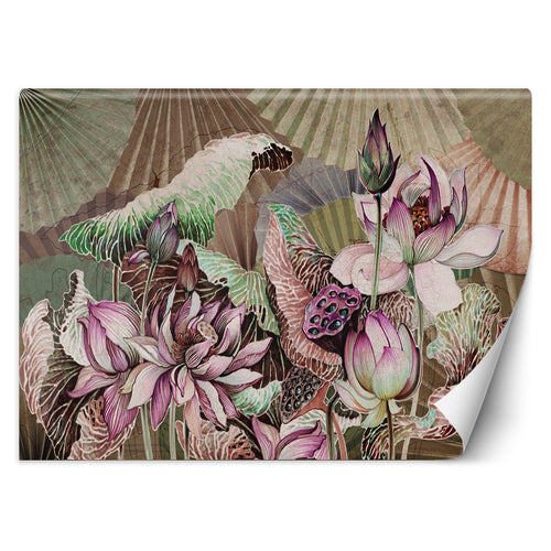 Carta Da Parati, Fiori di loto Bouquet di fiori Piante