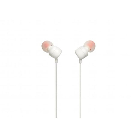 Cuffie auricolari in-ear Jbl T110 - leggere con comando/microfono universale ad un pulsante - Colore Bianco