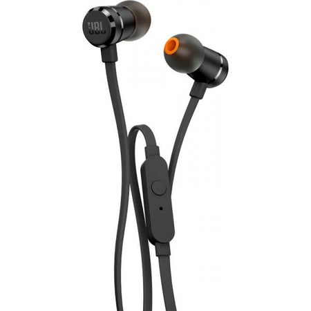 Cuffie auricolari in-ear Jbl T290 - leggere con corpo in metallo e telecomando/microfono universale ad un pulsante - Colore Nero