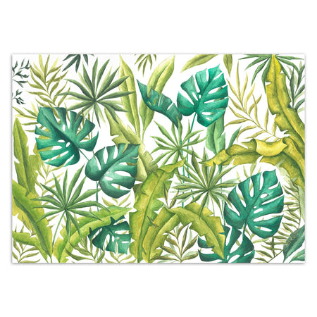 Carta Da Parati Foglie di palma verdi