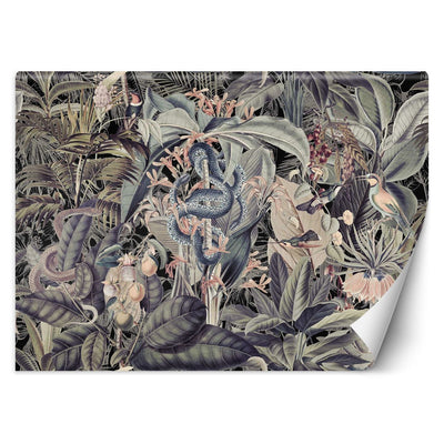 Carta Da Parati, Foglie tropicali Monstera