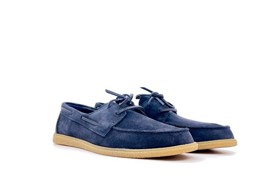 CLARKS Mocassino uomo Clarkbay Go suede blu