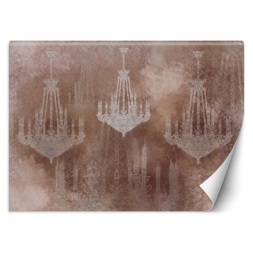 Carta Da Parati, Lampadario Lampada Marrone Retrò