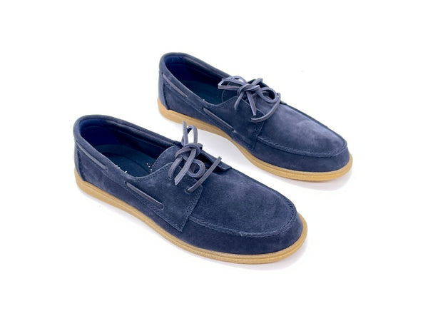 CLARKS Mocassino uomo Clarkbay Go suede blu