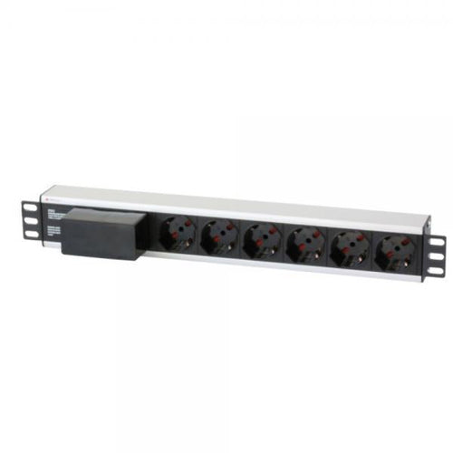 Multipresa 6 Posti da Rack 19'' con Magnetotermico Spina Italiana Cavo 3 metri 1U