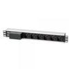 Multipresa 6 Posti da Rack 19'' con Magnetotermico Spina Italiana Cavo 3 metri 1U