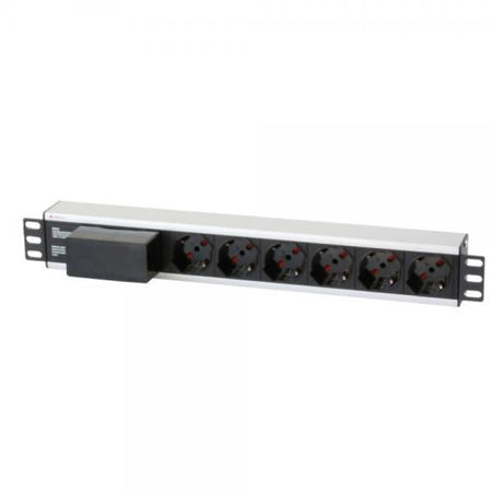 Multipresa 6 Posti da Rack 19'' con Magnetotermico Spina Italiana Cavo 3 metri 1U