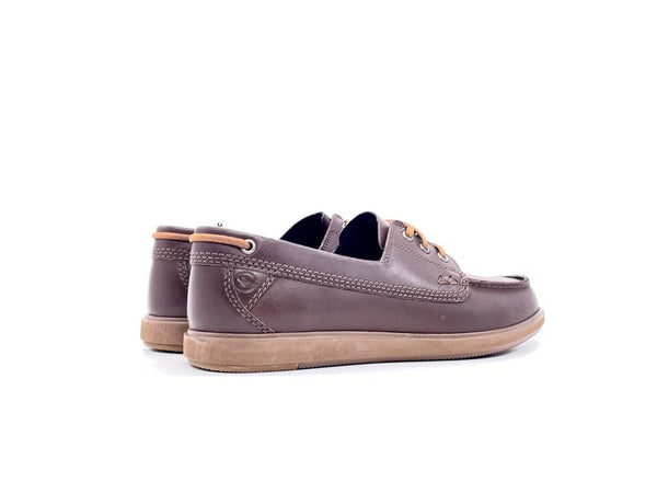 CLARKS Mocassino uomo Bratton Boat pelle dark brown