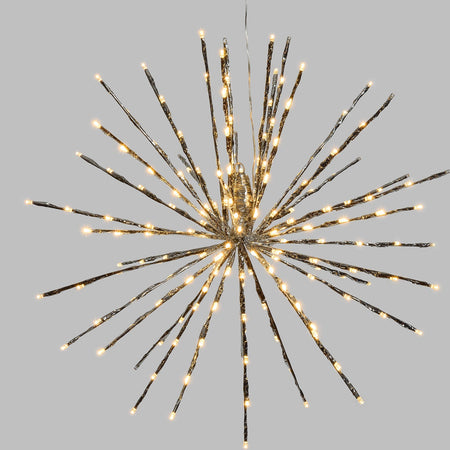 Ramo sferico "TWIGball" decorazione natalizia per esterno con Led effetto Flash