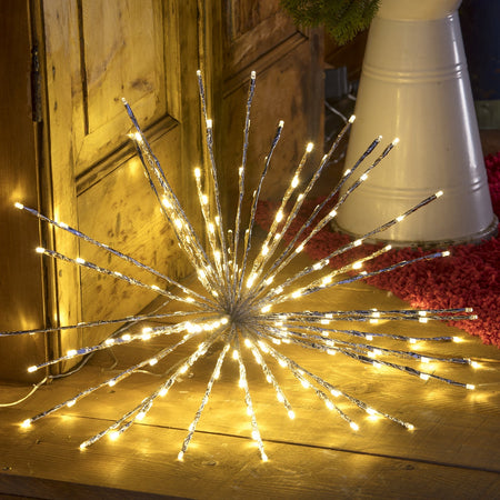 Ramo sferico "TWIGball" decorazione natalizia per esterno con Led effetto Flash