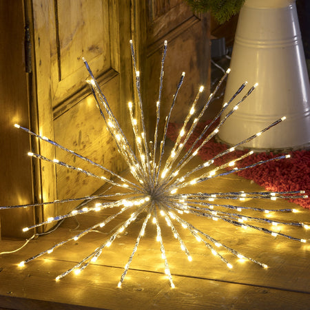 Ramo sferico "TWIGball" decorazione natalizia per esterno con Led effetto Flash