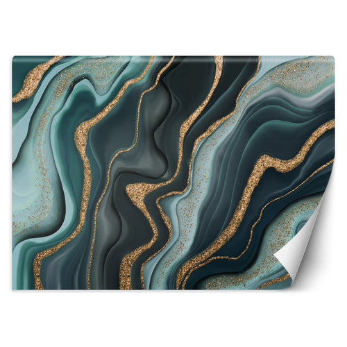 Carta Da Parati, Struttura di marmo Blu Turchese