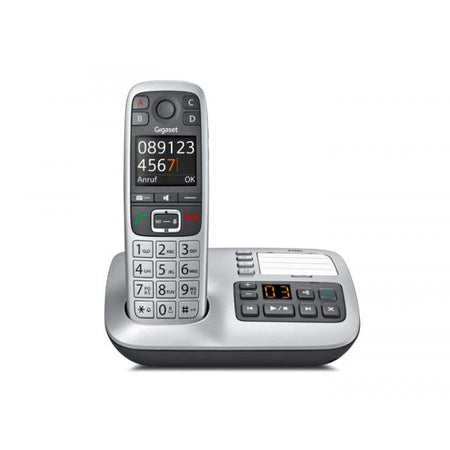 GIGASET E560A (PLATINO) - TELEFONO CORDLESS - VIVAVOCE - SEGRETERIA