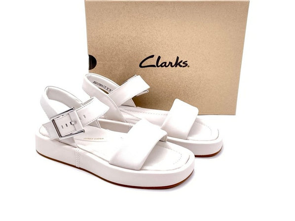 CLARKS Sandali Donna Off White