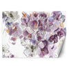 Carta Da Parati, Viollet viola Iris Flower dipinto a mano