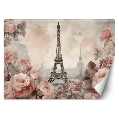 Carta Da Parati, Torre Eiffel Shabby Chic
