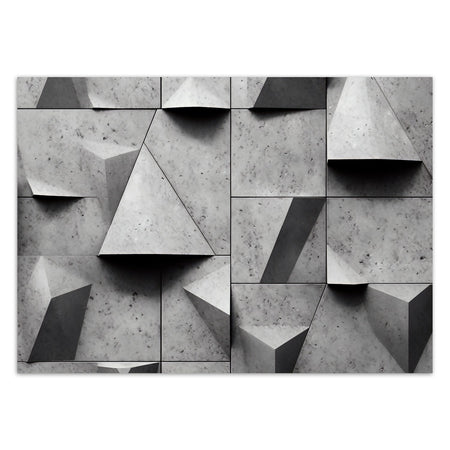 Carta Da Parati, Forme geometriche concrete 3D