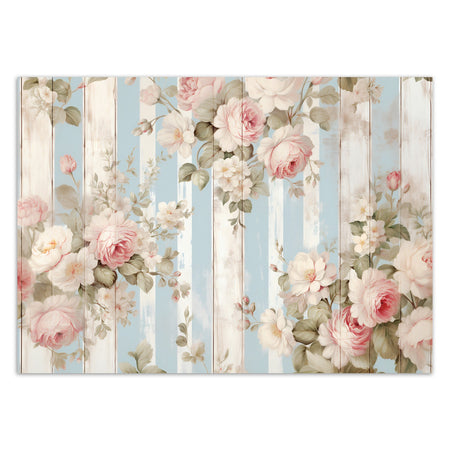 Carta Da Parati, Fiori shabby chic