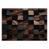 Carta Da Parati, Cubo di legno a mosaico 3D