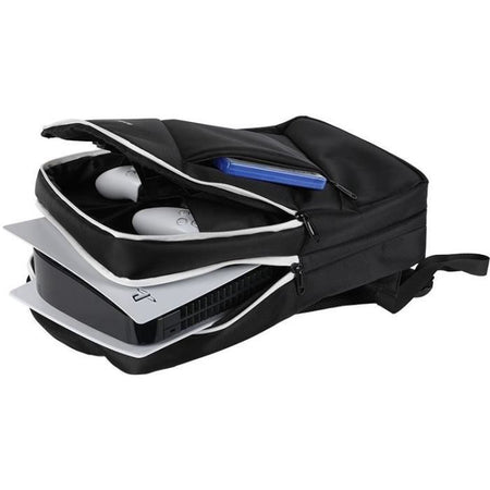 Mochila de transporte - KONIX Mythics - Titan - Consola PS5 y accesorios - Volumen 16 L - Blanco y negro