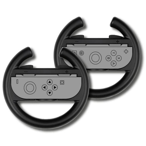 Coppia di volanti - KONIX - Per controller Joy-Con Nintendo Switch 2 - Nero