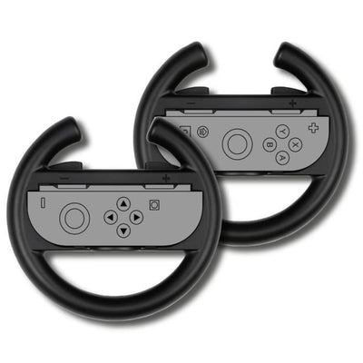 Coppia di volanti - KONIX - Per controller Joy-Con Nintendo Switch 2 - Nero