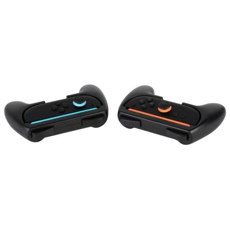 Coppia di supporti per Joy-Con - KONIX - Nintendo Switch 2 - Forma del controller classico - Nero
