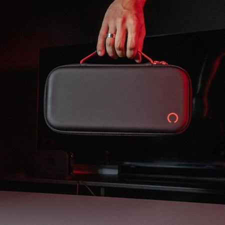 Custodia protettiva e di trasporto - KONIX - Console Nintendo Switch 2 - Rete porta accessori - 8 scomparti per giochi - Nero