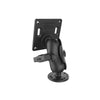 RAM Mounts RAM-101U-B-2461 kit di fissaggio (MOUNT WITH VESA - PLATE 75 MM SHORT - Warranty: 1188M)