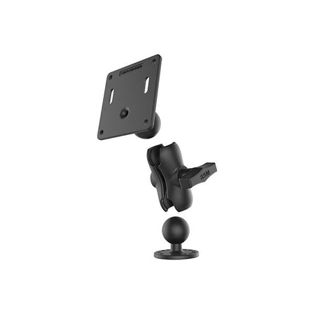 RAM Mounts RAM-101U-B-2461 kit di fissaggio (MOUNT WITH VESA - PLATE 75 MM SHORT - Warranty: 1188M)