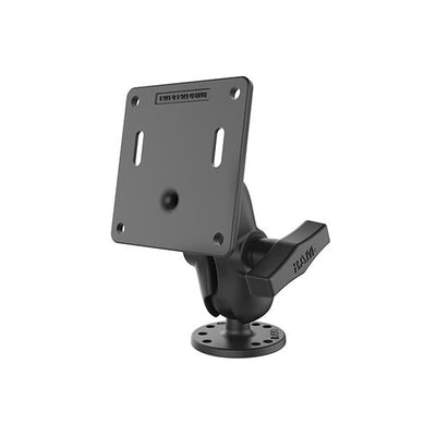 RAM Mounts RAM-101U-B-2461 kit di fissaggio (MOUNT WITH VESA - PLATE 75 MM SHORT - Warranty: 1188M)