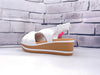 SUSIMODA Sandalo Donna Bianco Con Zeppa