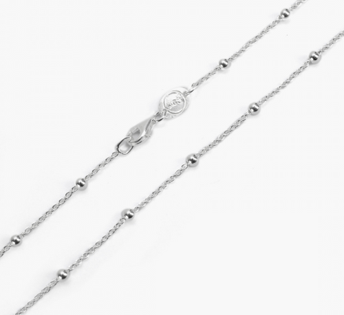 NOVE25 - COLLANA ROSARIO 300 ARGENTO