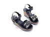 Studio Moda Sandali Donna con Zeppa Nero