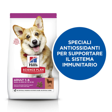 Hill's Mantenimento secco Cani Adulti Mini agnello e riso 1,5 kg