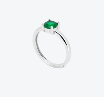 Anihma - ANELLO SOLITARIO - VERDE